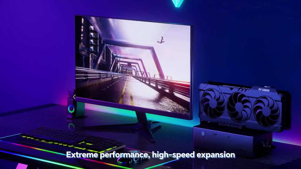 AOOSTAR AG02/AG01 eGPU Dock with OCuLink & USB4 – PCIe 4.0 x4 High-Speed External GPU Enclosure