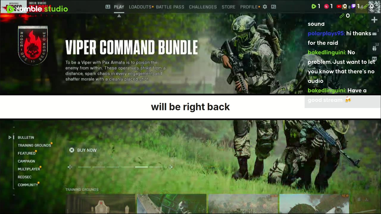 Another week day of battlefield redsec