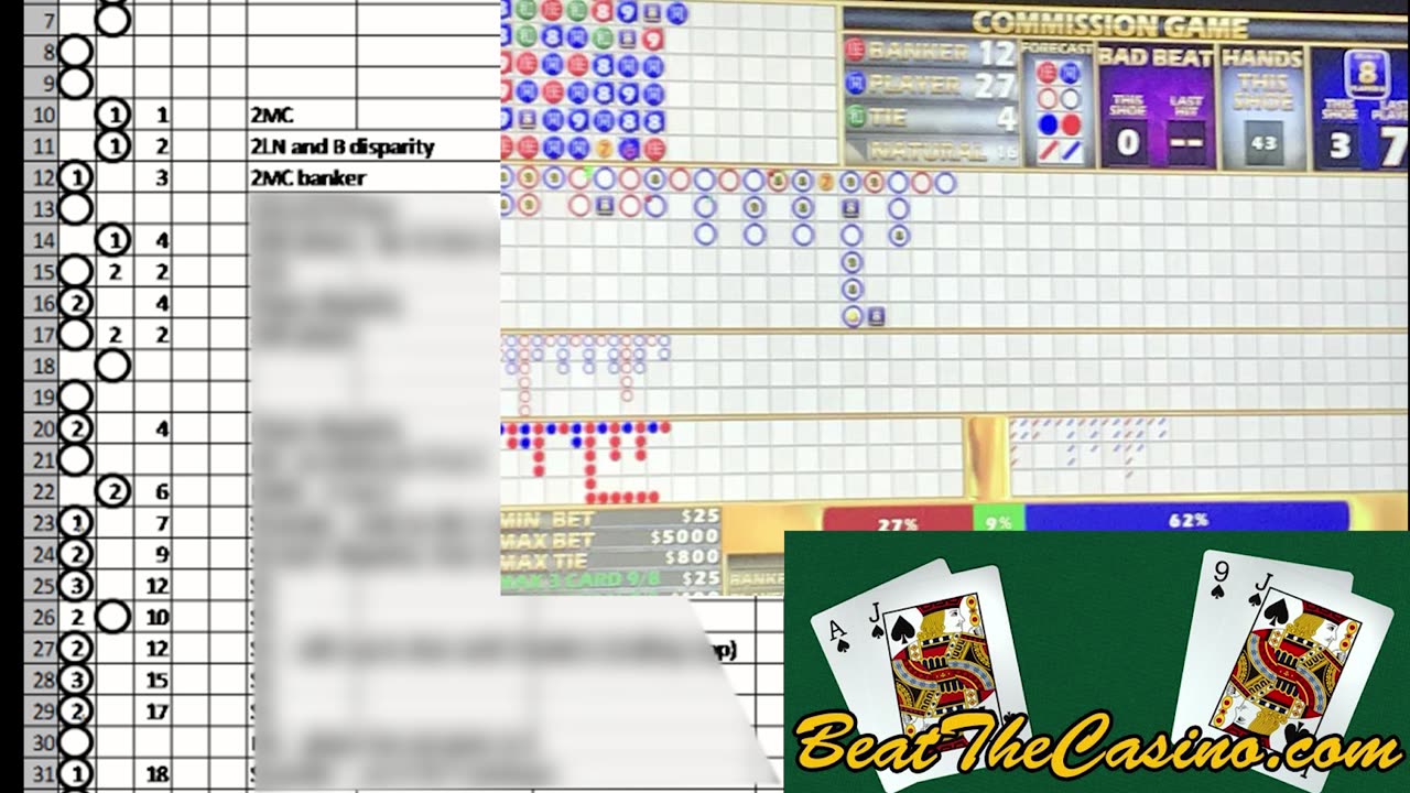 Episode 24 Adjust as you go in Baccarat