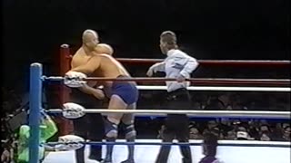 (1991.03.30) Kendo Nagasaki vs Hacksaw Jim Duggan - WWF/SWS WrestleFest