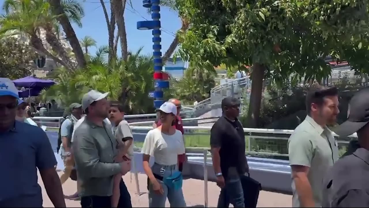Woke Karen Screams at JD Vance at Disney Land - "We Support Immigrants!"
