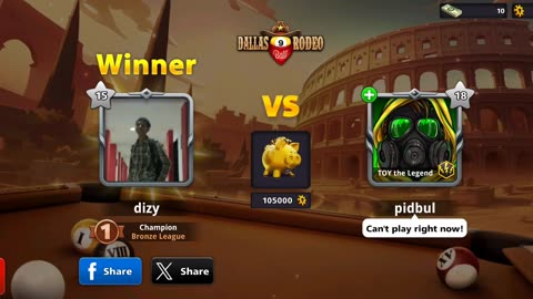 8 Ball Pool Online : A Fierce Match Me vs Pitbull