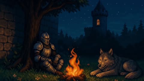 Forest Night Ambience with Wolf Howls – Soothing Sounds for Deep Sleep & Relaxation
