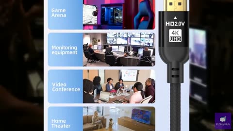 Diyanisly 4K HDMI Cable 30FT, 18Gbps High Speed HDMI 2.0 Cable, Braided Rope, Su