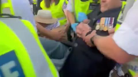 British police arrest disabled veteran