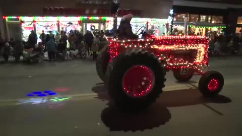DECEMBER 7 2024 LINESVILLE PA CHRISTMAS LIGHTED TRACTOR PARADE