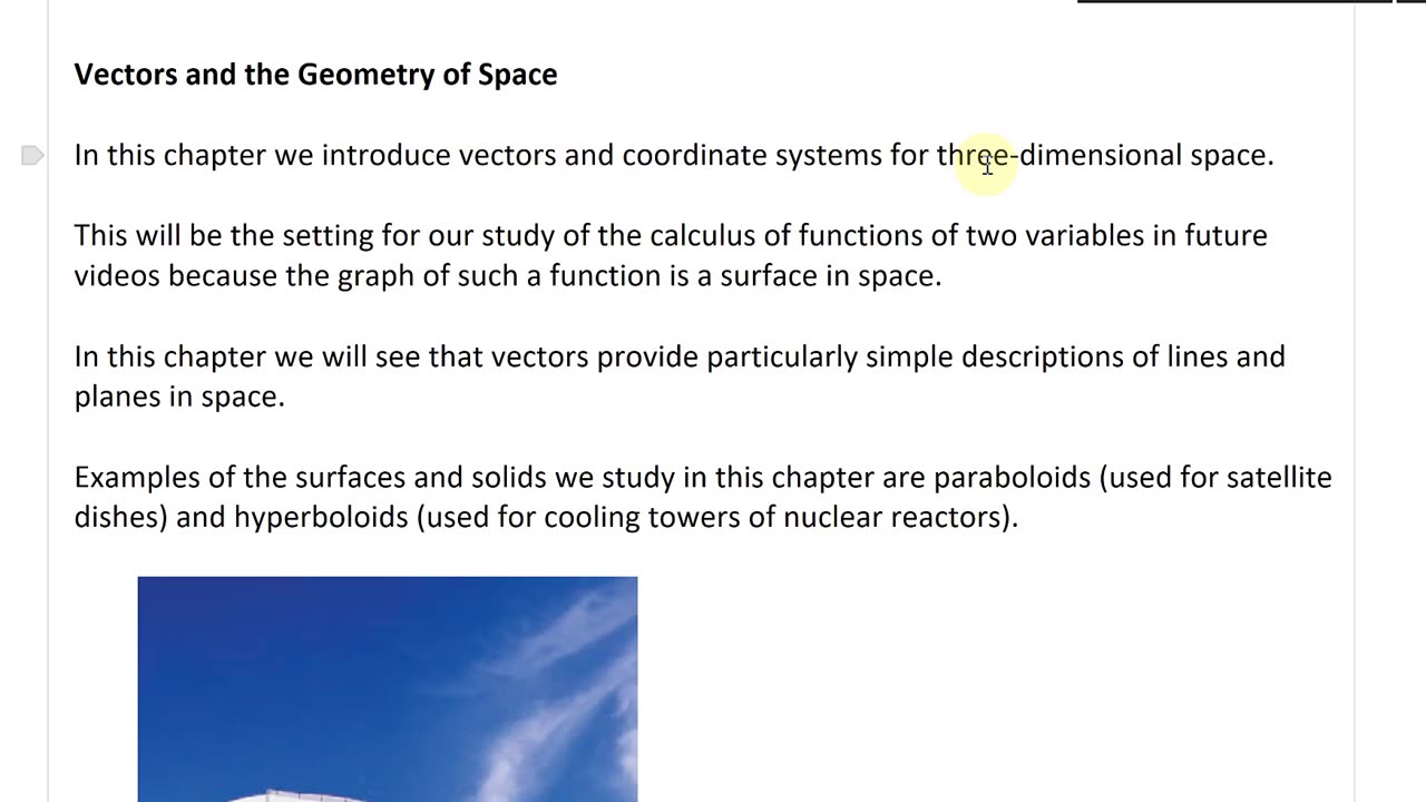 Vectors and the Geometry of Space 3D Coordinate Systems