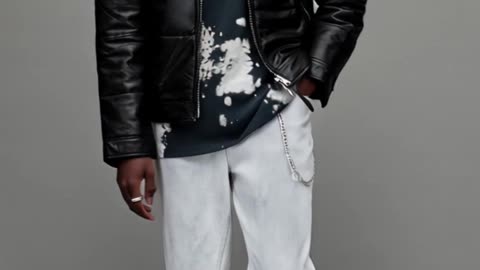 When Puffer Meets Leather, Black Becomes Iconic
