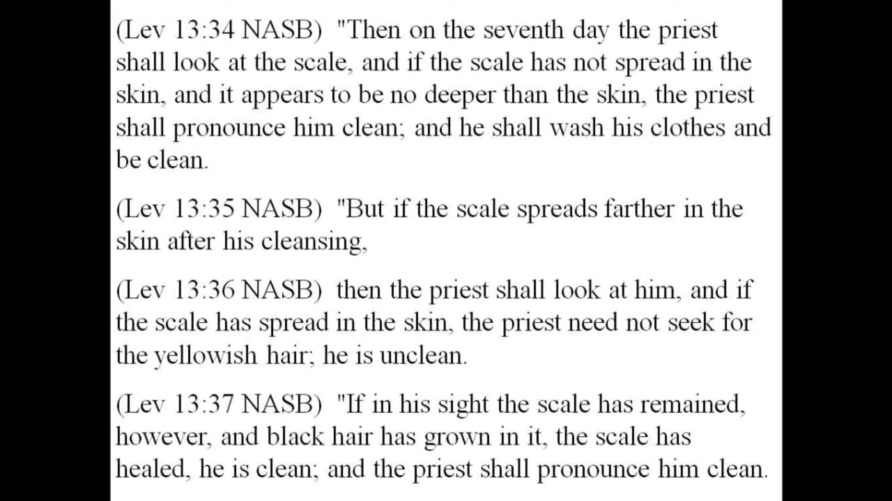 Leviticus Chapter 13 – Is it possible to enter the kingdom of heaven on your own works? 2022