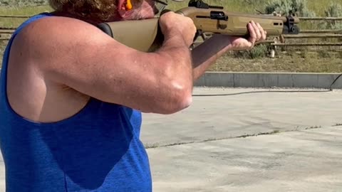 Tim demos the Beretta 1301 tactical shotgun