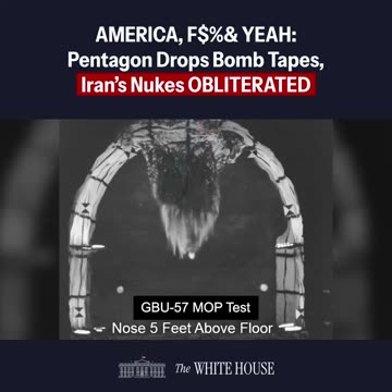 #DanScavino - https：⧸⧸t.co⧸W2Dr4LfxhQ #US #USA #BUNKERBUSTERS USED ON #IRAN