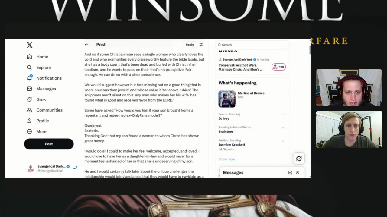 Conservative Ethot Wars, Marriage Crisis, And Elon's Surrender