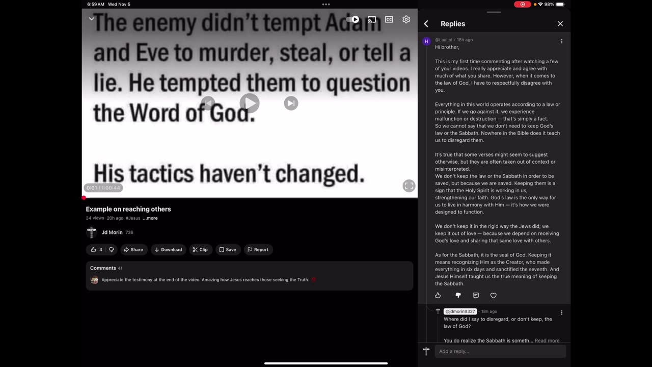 Example of the forked tongued spirit