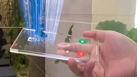 Transparent mobile phone