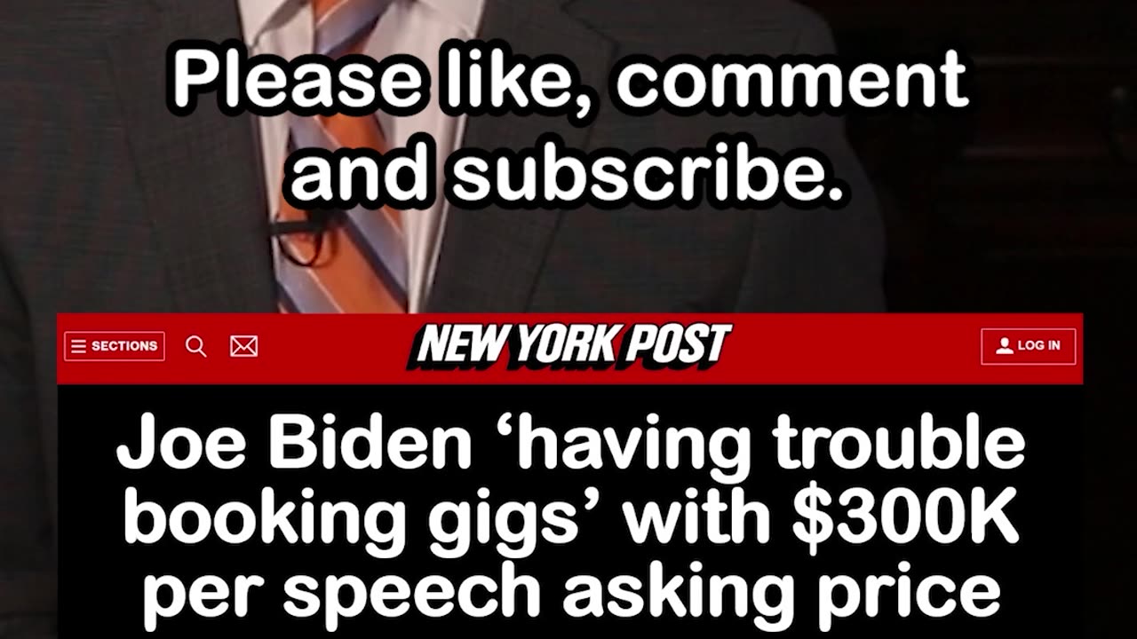 Joe Biden Having Trouble Booking Gigs with $300K Per Speech Asking Price
