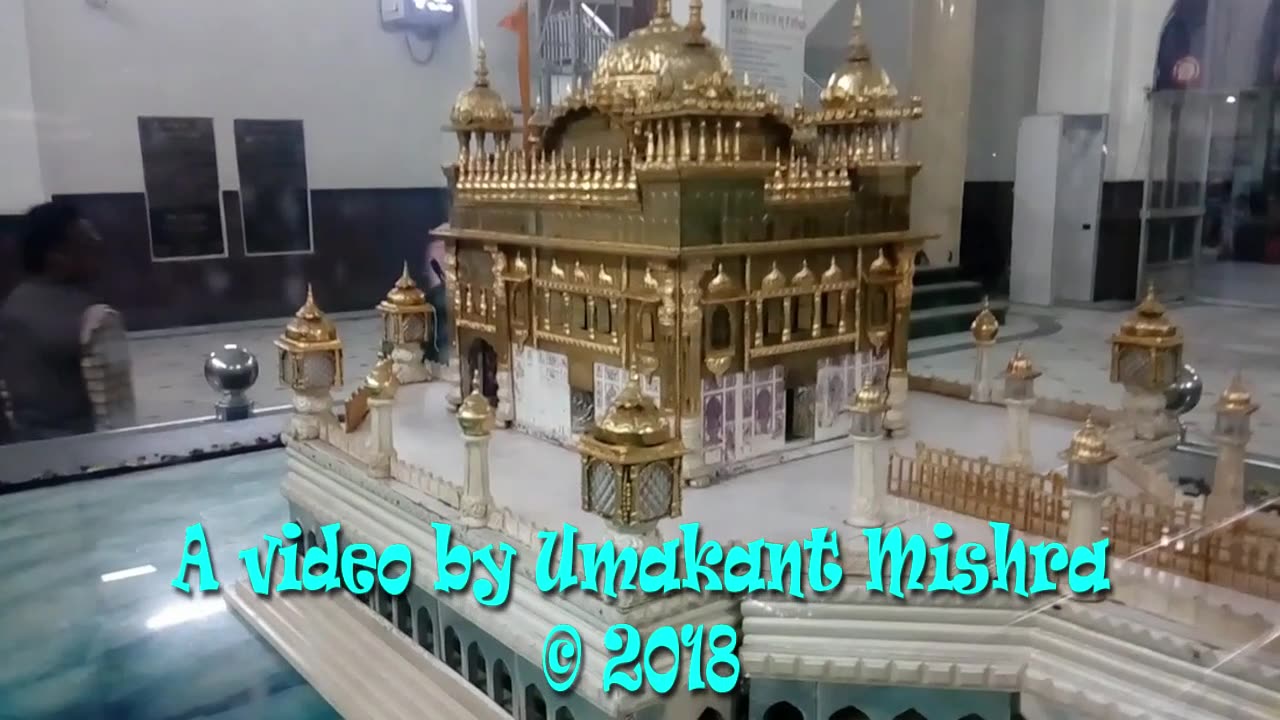 Golden Temple Model in Amritsar Railway Station