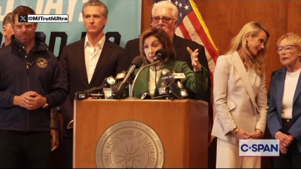 Nancy Pelosi says Trump isn’t feeding Americans while he’s partying