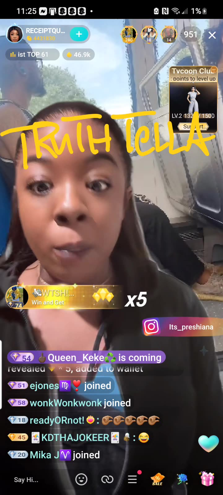 RECEIPTQUEEN READING CHARLI FOR STRAIGHT FILTH