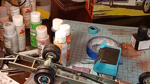 AMT Ford Race Car Hauler Full Build Part 5