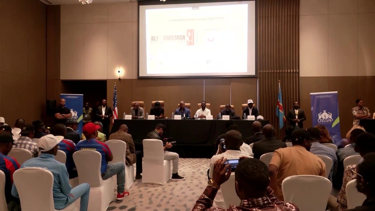 Mike Tyson visits Congo, speaks about historic Ali-Foreman fight