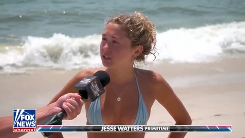 People on the beach FORGET why we celebrate the Fourth of July