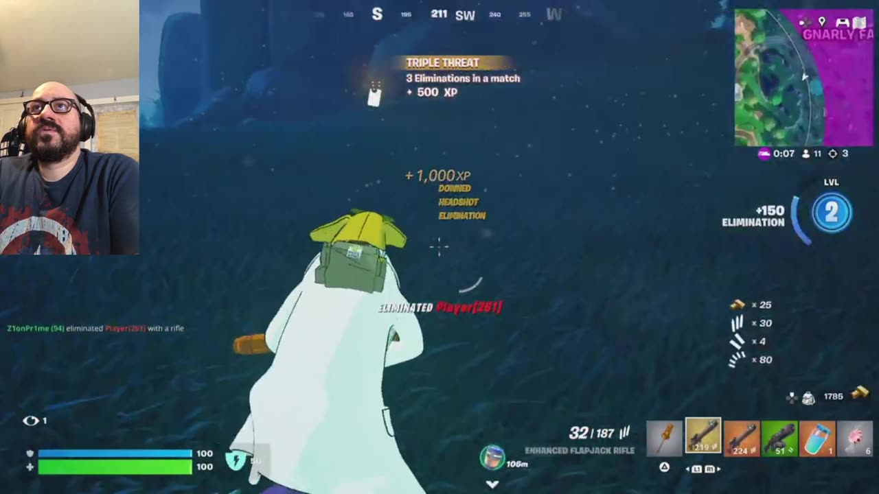 Using Peelfessor Frink in Blitz Royale