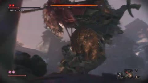 Sekiro: Shadows Die Twice Gyoubu Oniwa Boss Fight (English)