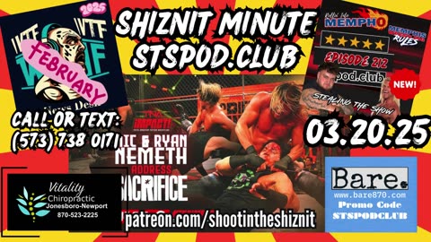 SHIZNIT MINUTE 03.20.25 -BT TALKS TNA IMPACT!