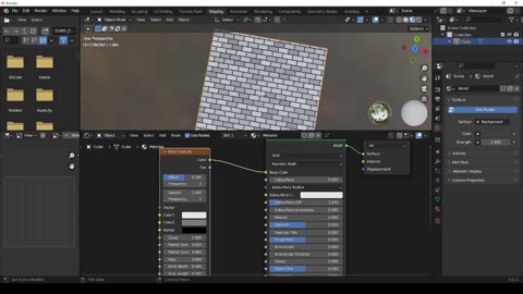 Blender basic (Nodo textura - brick)