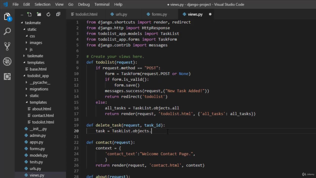 Deleting Queryset Item