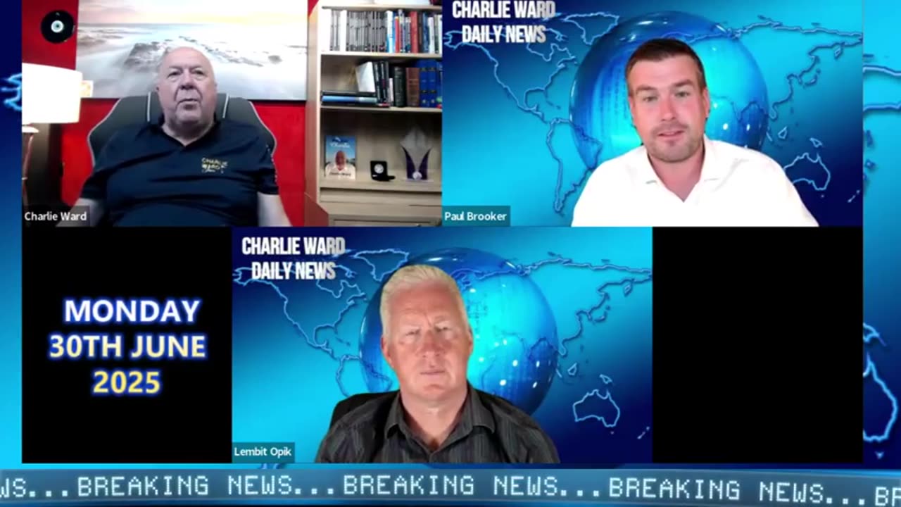 NEWS WITH CHARLIE WARD, PAUL BROOKER & LEMBIT OPIK MONDAY 30TH JUNE 2025.......