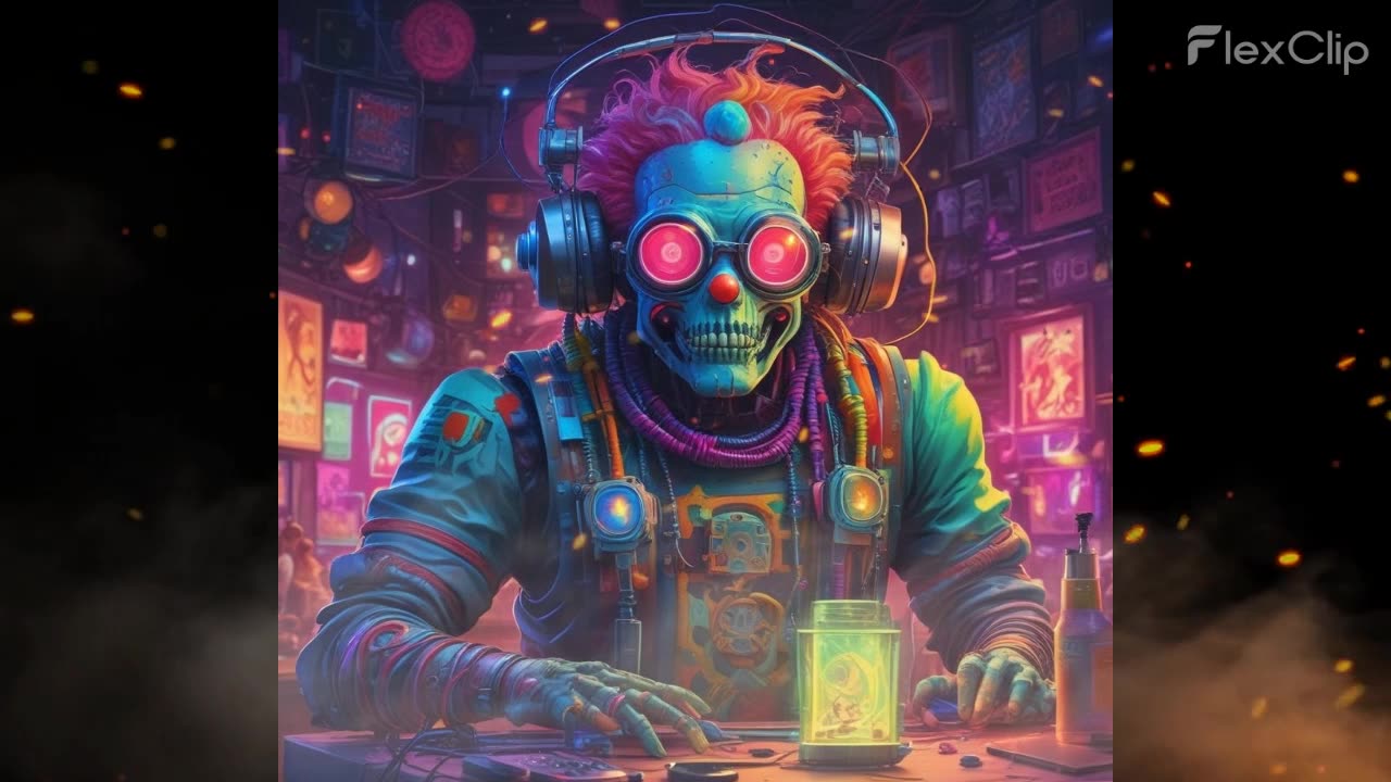NiX - Putting On Clown Makeup
