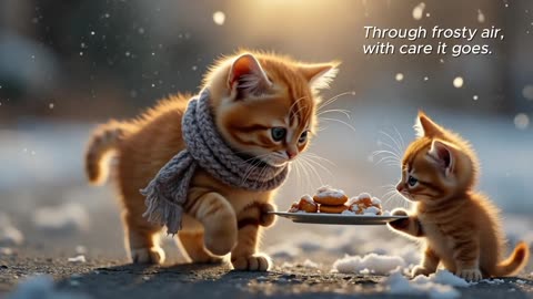 Tiny Cat_s Sharing and Caring Story🐱