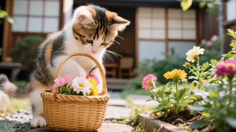 Special Dinner for Papa Cat and Mama Cat