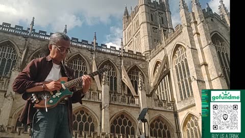 Jazz Nano Street Edition: Busking in Bath, England: 2025 Tour in UK