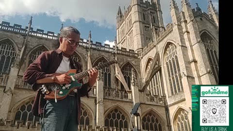 Jazz Nano Street Edition: Busking in Bath, England: 2025 Tour in UK