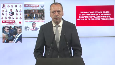 Петрушевски: Тепачката од Кочани е план за дестабилизација направен во Дубаи меѓу Заев и Филипче