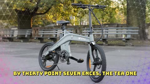 DYU T1 Electric Bike 250W Brushless Motor 36V 10AH Battery 20-in Tire Electric Bike