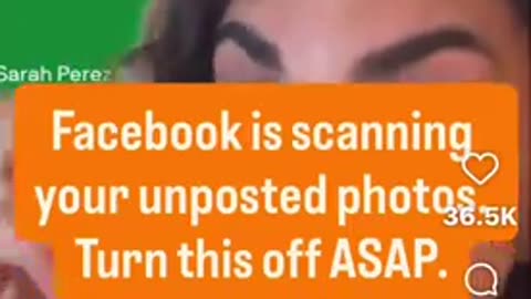 Facebook is scanning ur camera roll… And how to fix it