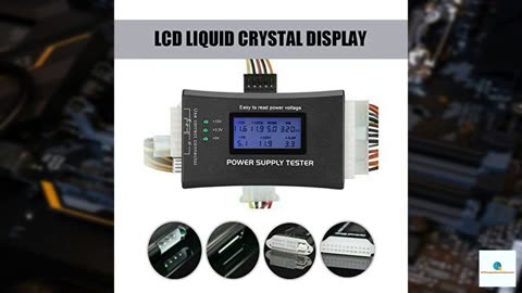 Computer ATX Power Supply Tester,ATX Power Supply Computer Host Inspection and Maintenance