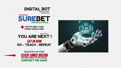 DIGITAL BOT & DIGICOIN + SUREBET no presentation golden nuggets CHIT CHAT ZOOM - TOP TEAM ROB BUSER