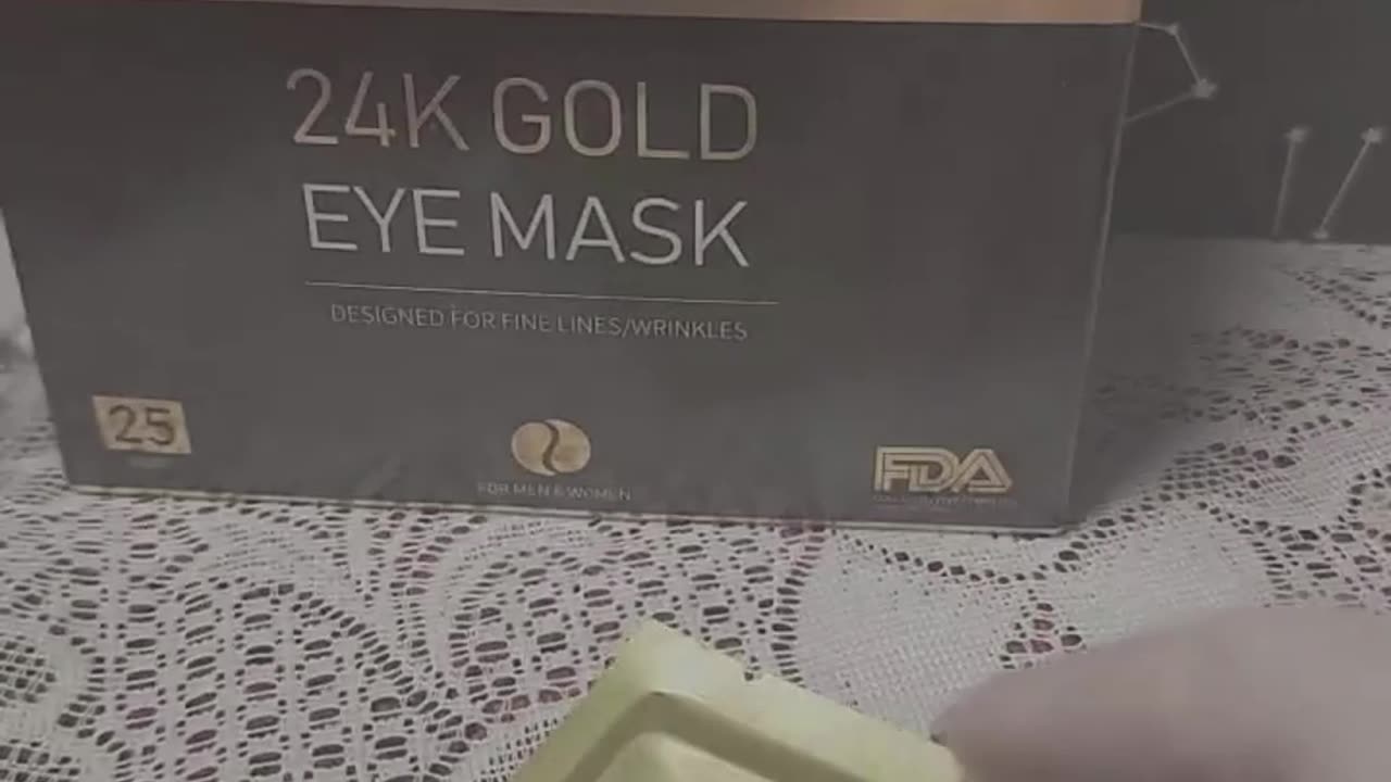 ✨ 24K Gold Under Eye Patches – Collagen Masks for Dark Circles & Puffiness 💛