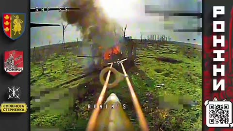 In the Zaporizhzhia direction, the Ronins very well destroyed an enemy tank and infantry
