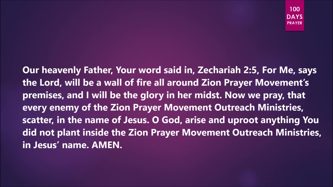 DAY 86 IN 100 DAYS FASTING & PRAYER | SUNDAY 13TH AUGUST | THE AUTHORITY OF A CHILD OF GOD