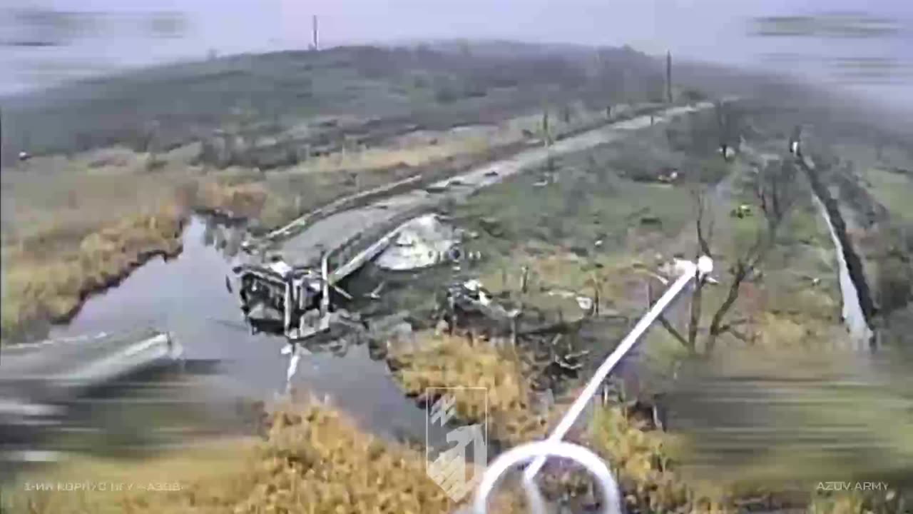 Multiple Russian Tanks and APCs Are Wiped Out