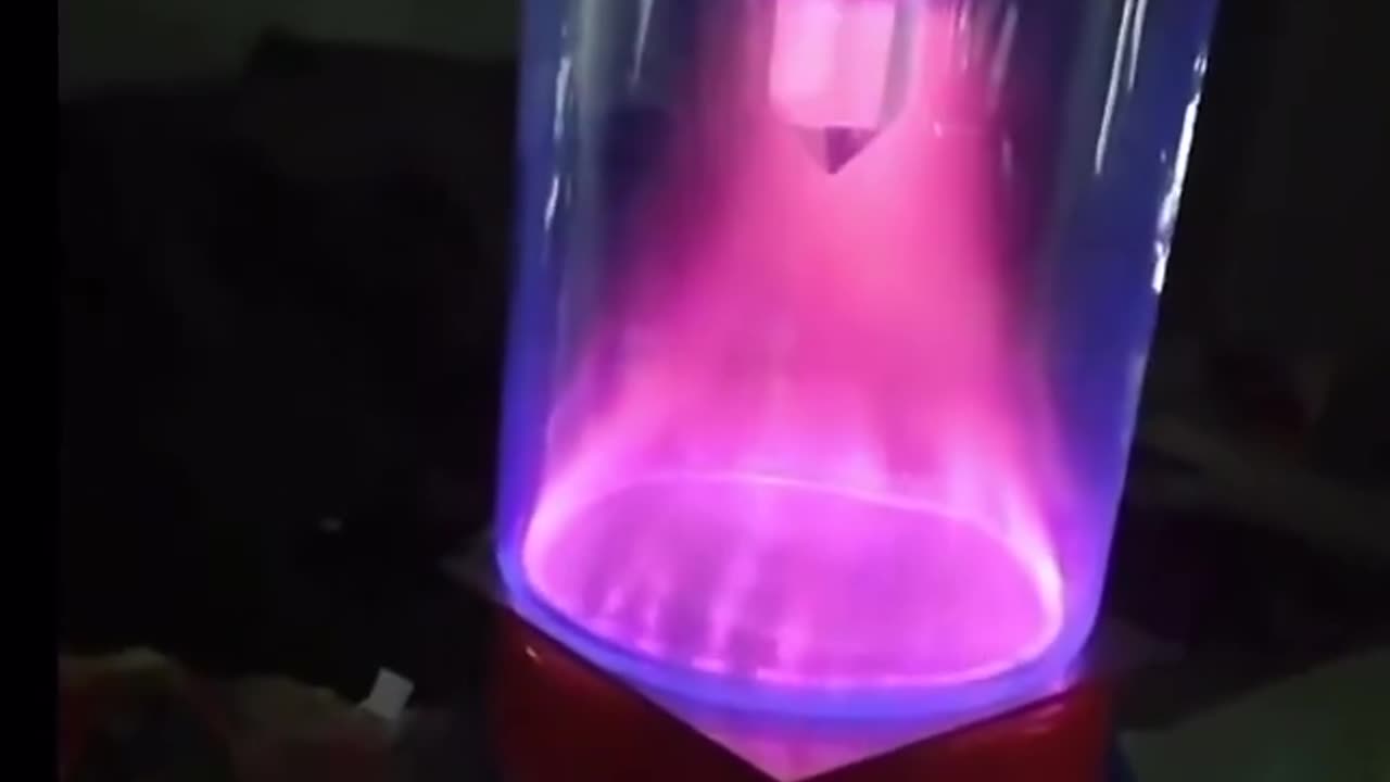 Quartz crystal suspended in plasma, quartz is very interesting