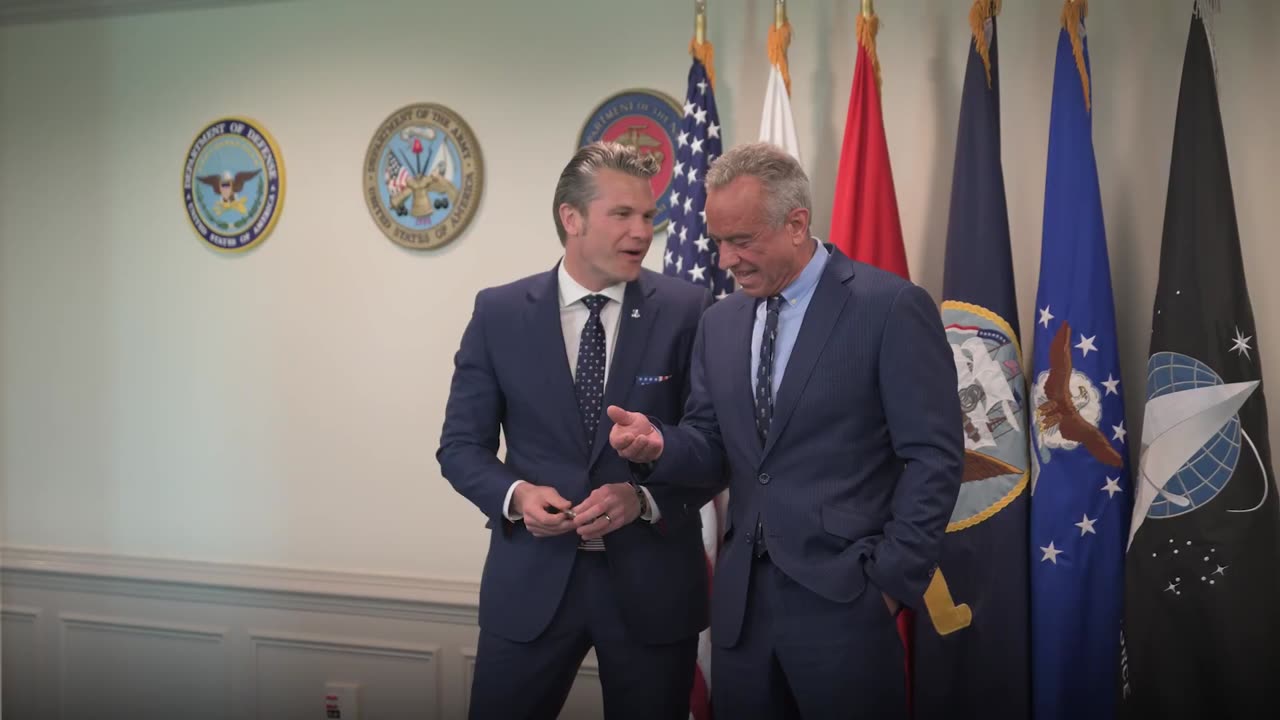 ⚡RFK Jr. met with Sec Def Pete Hegseth at the Pentagon today