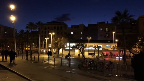 Night Walk in Barceloneta (Barcelona, Catalonia, Spain) 1