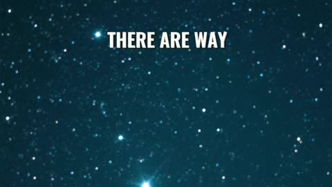 The universe is just so incredibly full