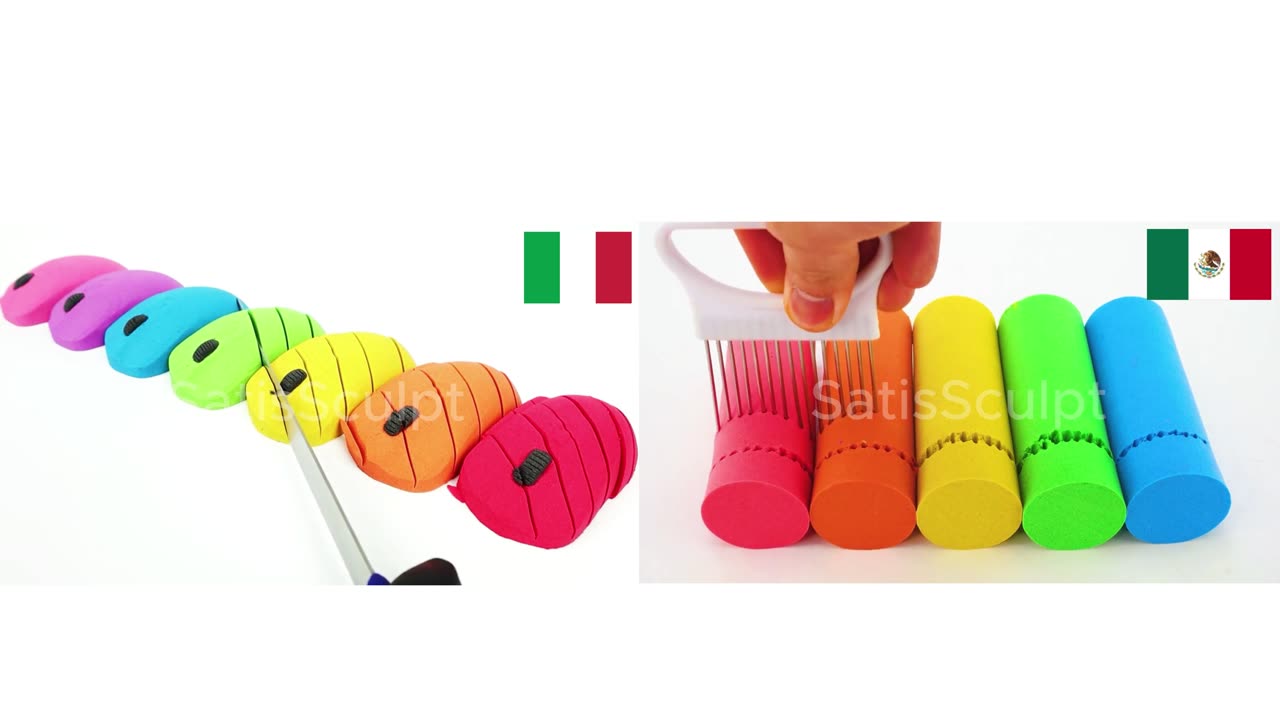 Symmetry of Nations 🇮🇹🇲🇽 — Pure 4K Visual ASMR • Dual Rhythm • Kunst in Bewegung